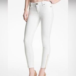 Size 27 Paige Verdugo Ankle White Jeans